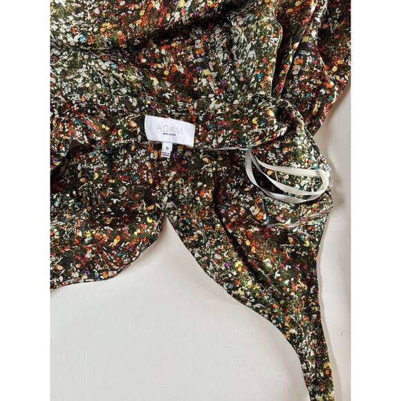 Adam Lippes - Silk Halter Dress Maxi Gown - 8 - Picture 7 of 12